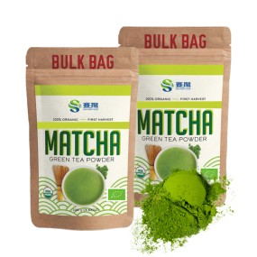 Chinese Bulk 100% High Quality Matcha Bag 30gram Ceremonial Grade Oem Matcha Powder Pure Green Matcha Tea Powder