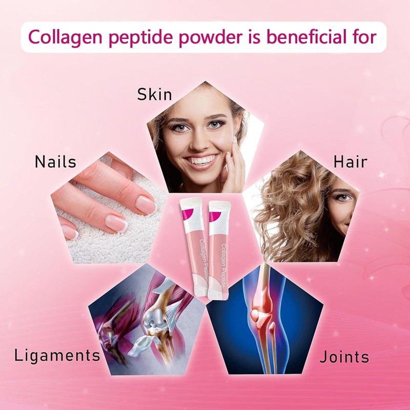 OEM/ODM Private Label Collagen Powder Sachet Collagen Whitening Powder Food Grade Collagen Peptide Powder