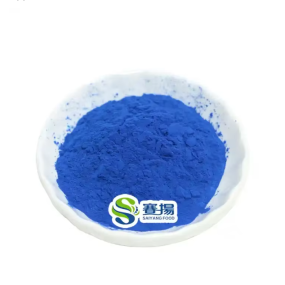Bulk Natural Pigment Food Grade Coloring Gardenia Blue Powder Gardenia Jasminoides Ellis Extract E80 GardeniaBlue Powder
