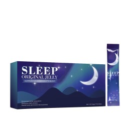 OEM Melatonin Jelly Natural Sleep Aid Drug-Free Vegan Melatonin Gummy Supplement Sleeping Pills Substitute Jelly
