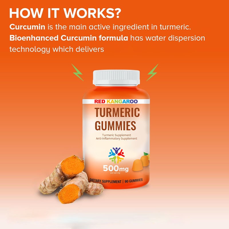 Turmeric Gummies Factory - 500mg Curcumin Joint Flexibility