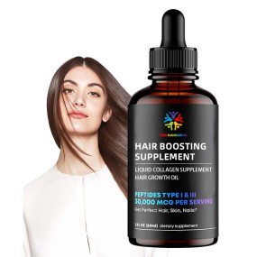 Hair Growth Liquid Supplier - 30000mcg Biotin Collagen Drops