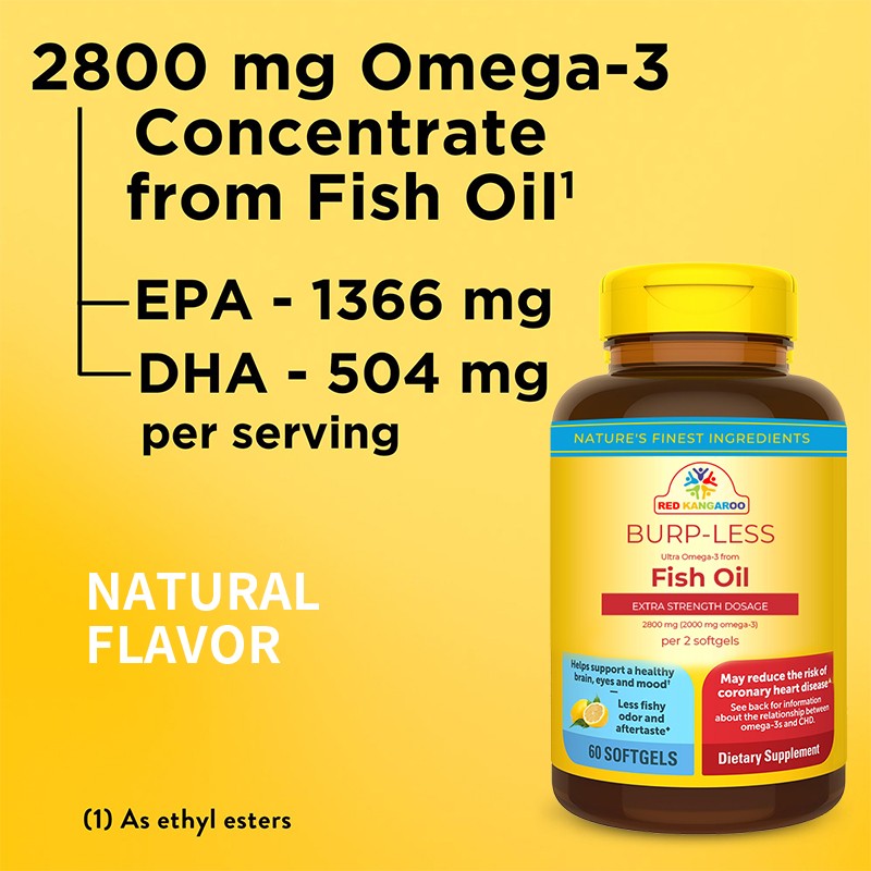Fish Oil Softgels Factory - Wholesale Heart Brain Eye Support