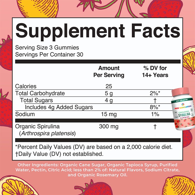 Spirulina Gummies Factory - Superfood Immune Detox Gummies