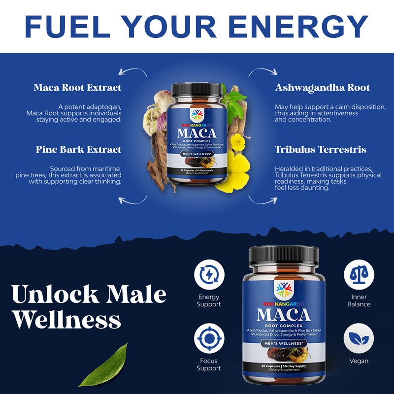 Men's Enhancement Capsules Manufacturer - Ashwagandha Maca Root