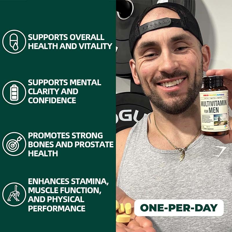 Multivitamin Tablets Factory - Men's Energy Focus Health Supplement