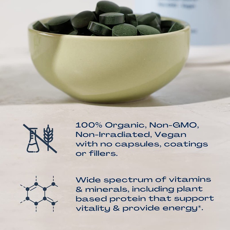 Spirulina Tablets Manufacturer - Pills Extract Vitamin Energy