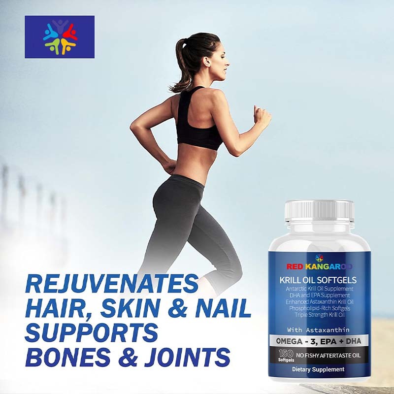 Antarctic Krill Oil Manufacturer - 3000mg Omega 3 Skin Bone