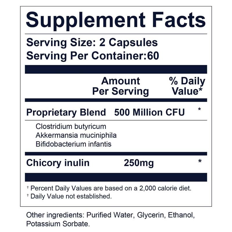 Probiotic Capsules Factory - GLP-1 300 Billion AFU Gut