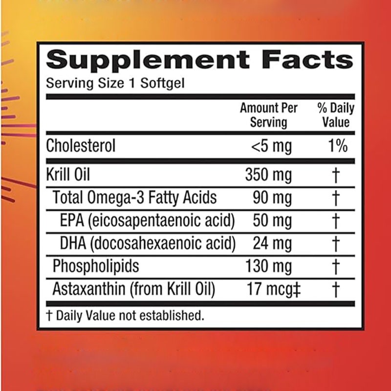 Krill Oil Softgels Factory - 350mg EPA DHA Heart Health