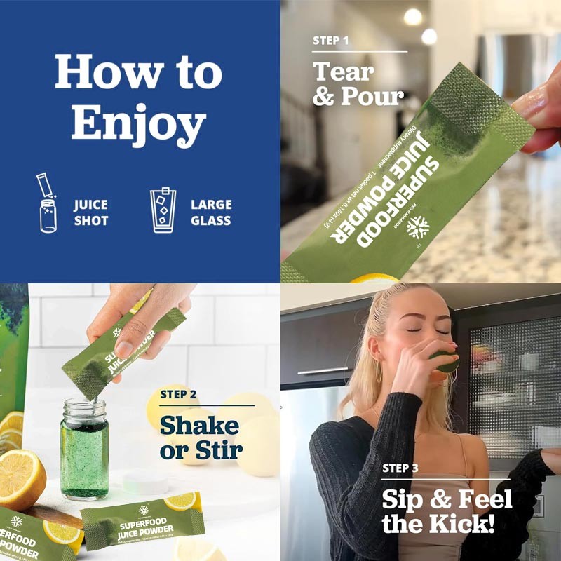 Green Juice Powder Factory - Instant Digestive Antioxidant Detox