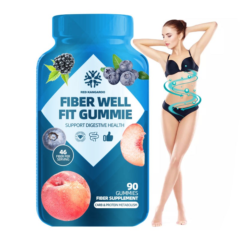 Fruit Fiber Gummies Supplier - Customized Brand Digestive Energy