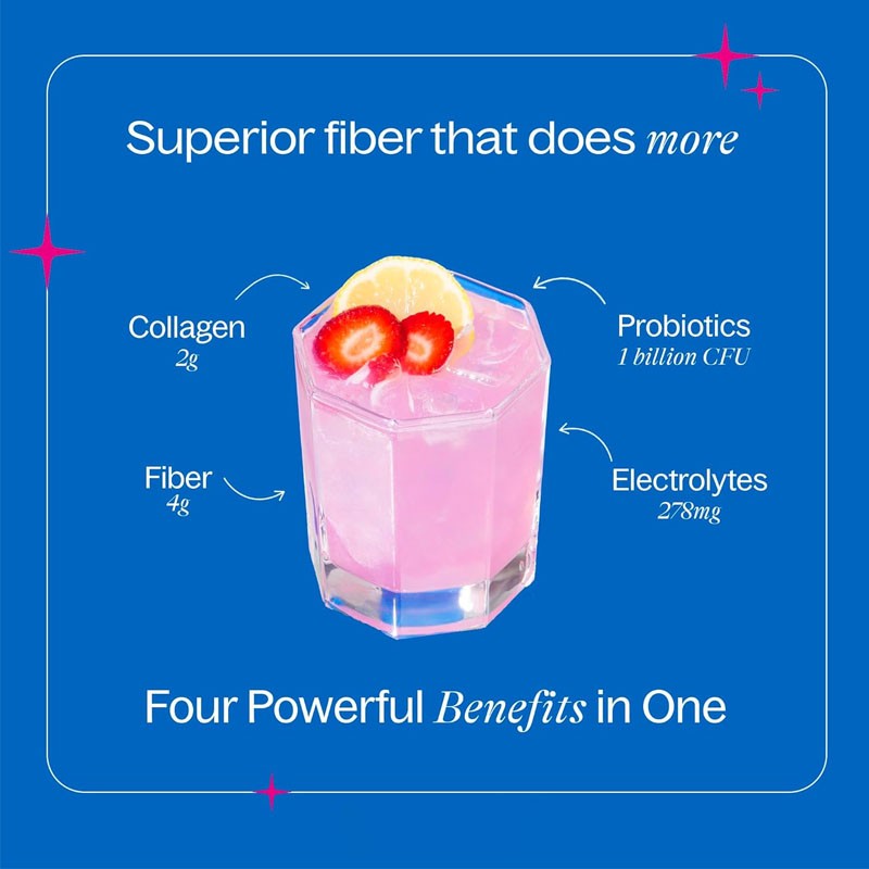 Fiber Powder Supplier - Vegetarian Collagen Probiotics Electrolyte