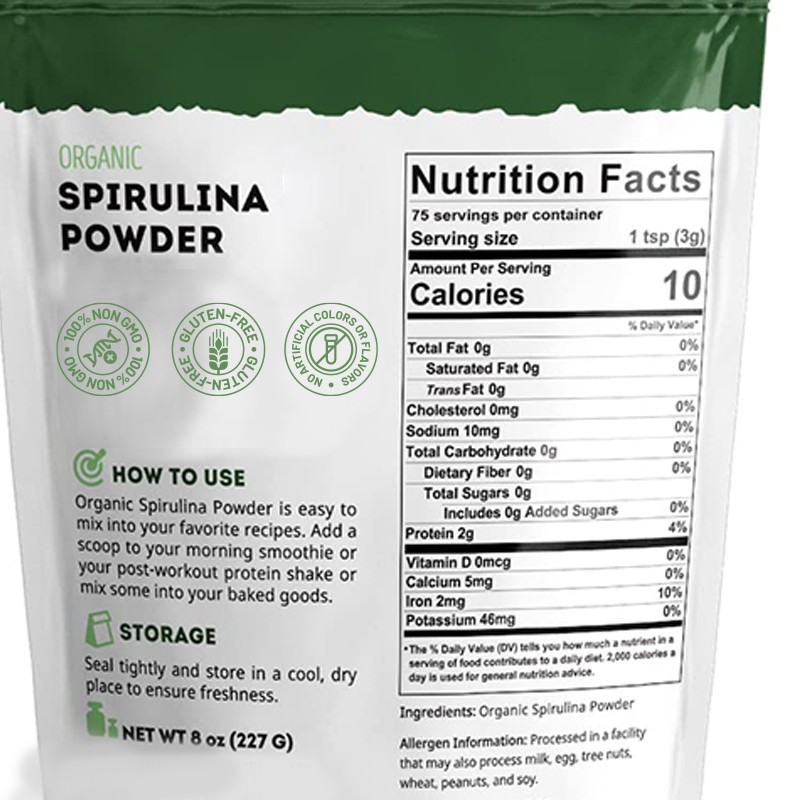 Spirulina Powder Supplier - Private Label Superfood Antioxidant