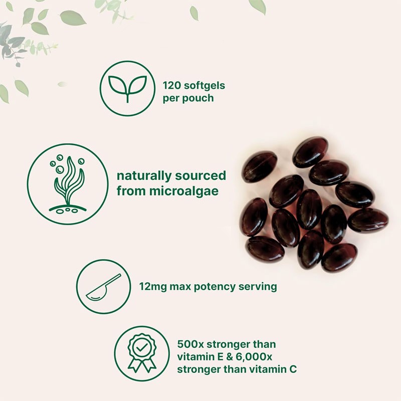 Astaxanthin Softgels Supplier - OEM 12mg Joint Health Supplement