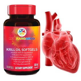 Krill Oil Softgels Factory - 350mg EPA DHA Heart Health