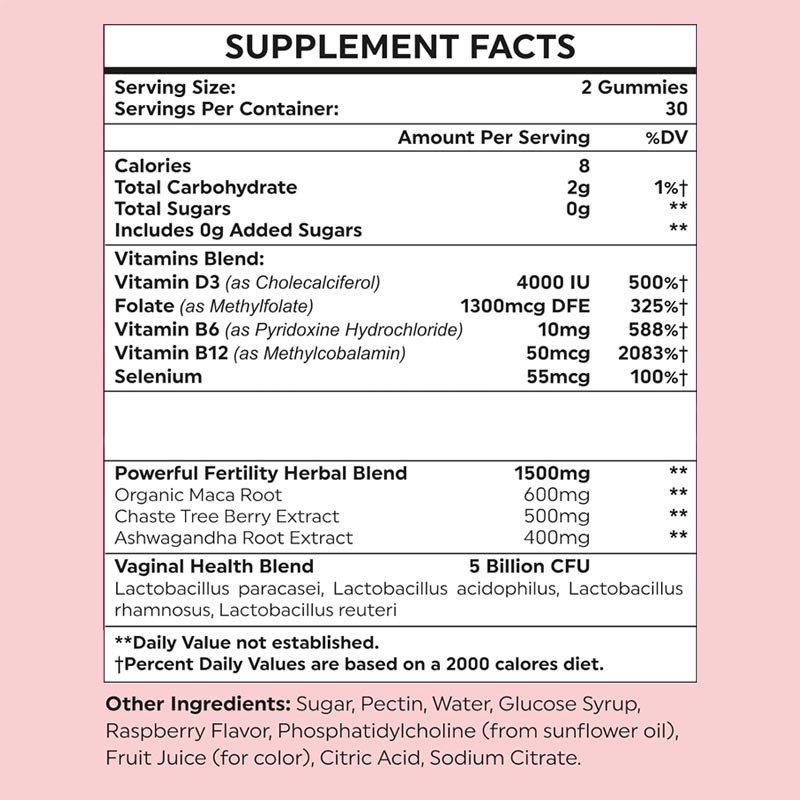 Fertility Gummies Supplier - Women's Prenatal Hormonal Balance