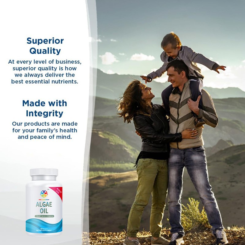 Algae Oil Soft Capsule Manufacturer - Vegan Eye Brain Heart Health