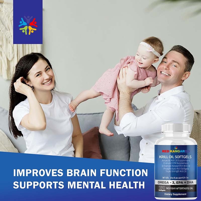 Antarctic Krill Oil Manufacturer - 3000mg Omega 3 Skin Bone