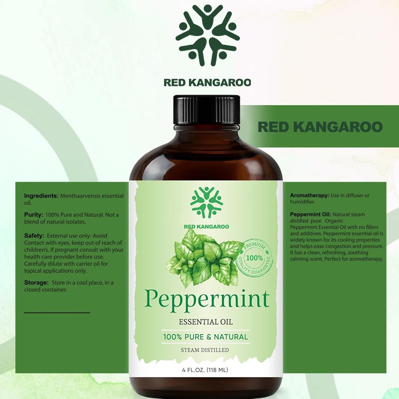 Essential Oil Factory - 100% Pure Peppermint Calming Mind