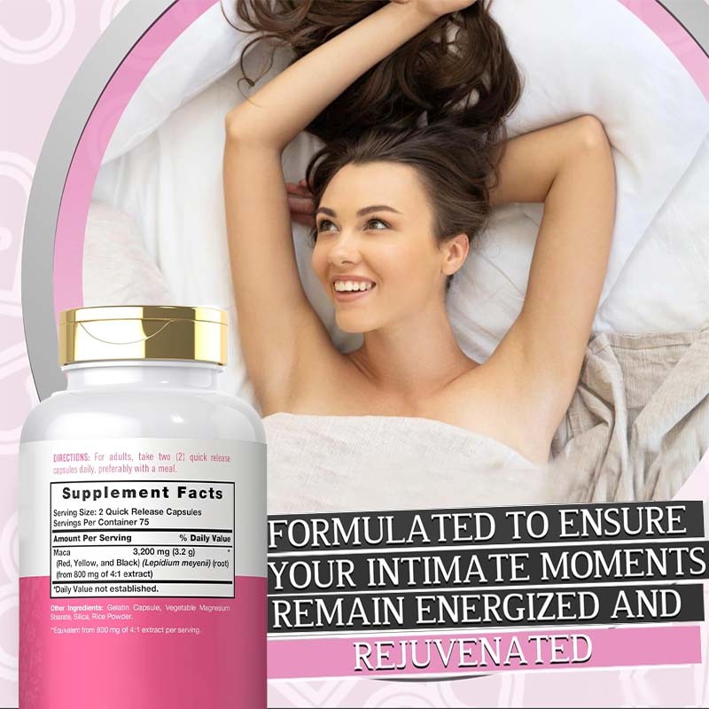 Maca Root Capsules Manufacturer - 3200mg Women's Hormone Balance