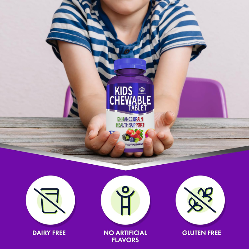 Children Multivitamin Tablets Manufacturer - Chewable Gluten Free