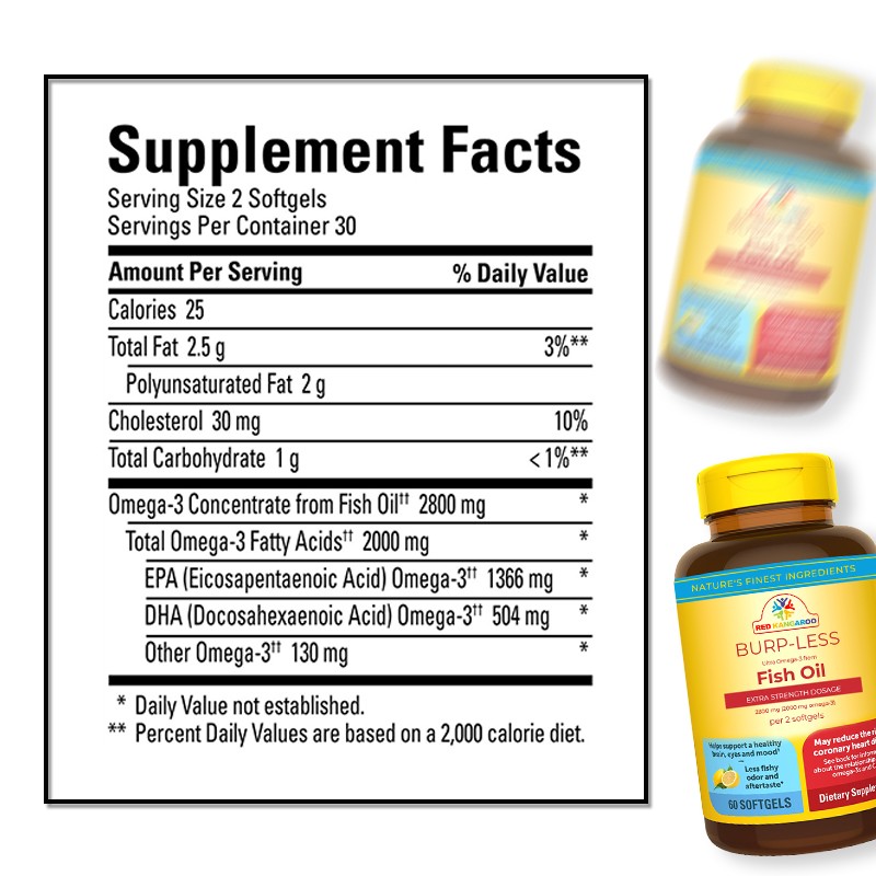 Fish Oil Softgels Factory - Wholesale Heart Brain Eye Support