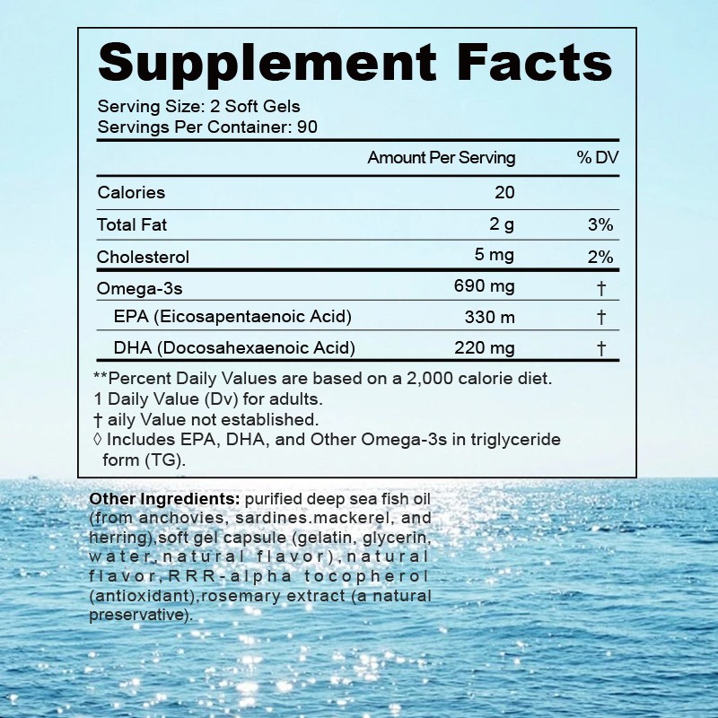 Fish Oil Supplement Supplier - Hot Selling Wild Alaskan EPA DHA