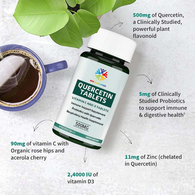 Quercetin Tablets Supplier - Private Label Immune Respiratory Health