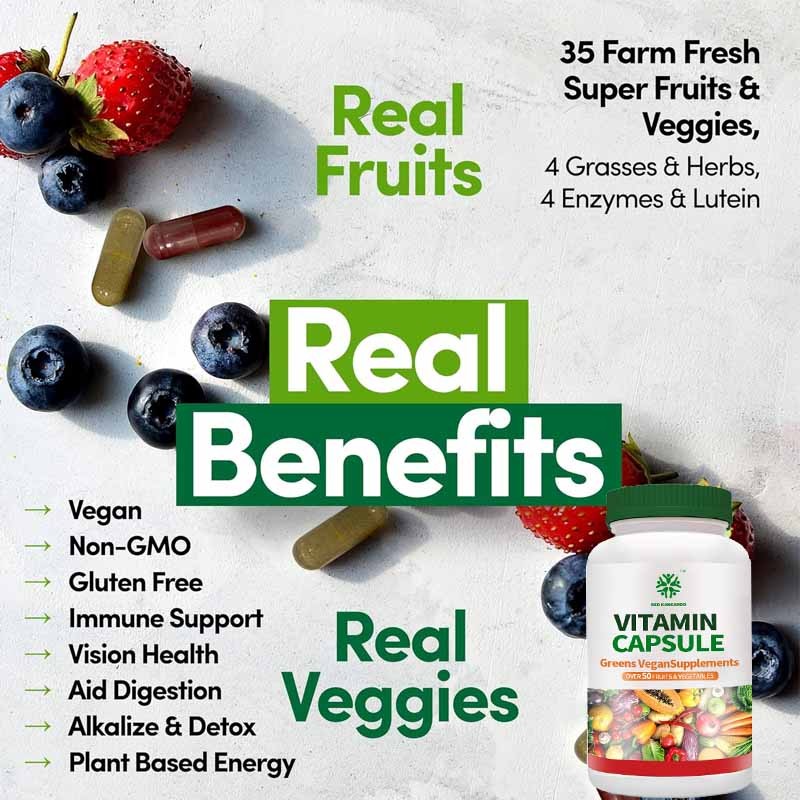Fruit Veggies Capsules Manufacturer - Energy Immune Digestive