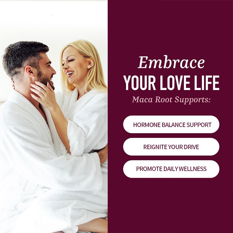 Maca Capsules Supplier - High Quality 1500mg Black Maca