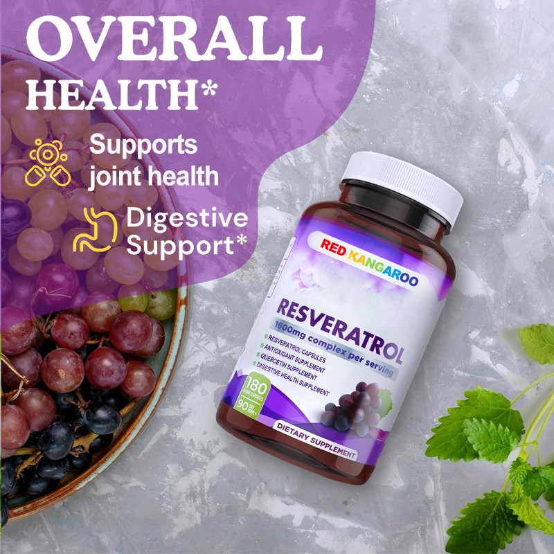 Resveratrol Capsules Manufacturer - Quercetin Digestive Immune Support