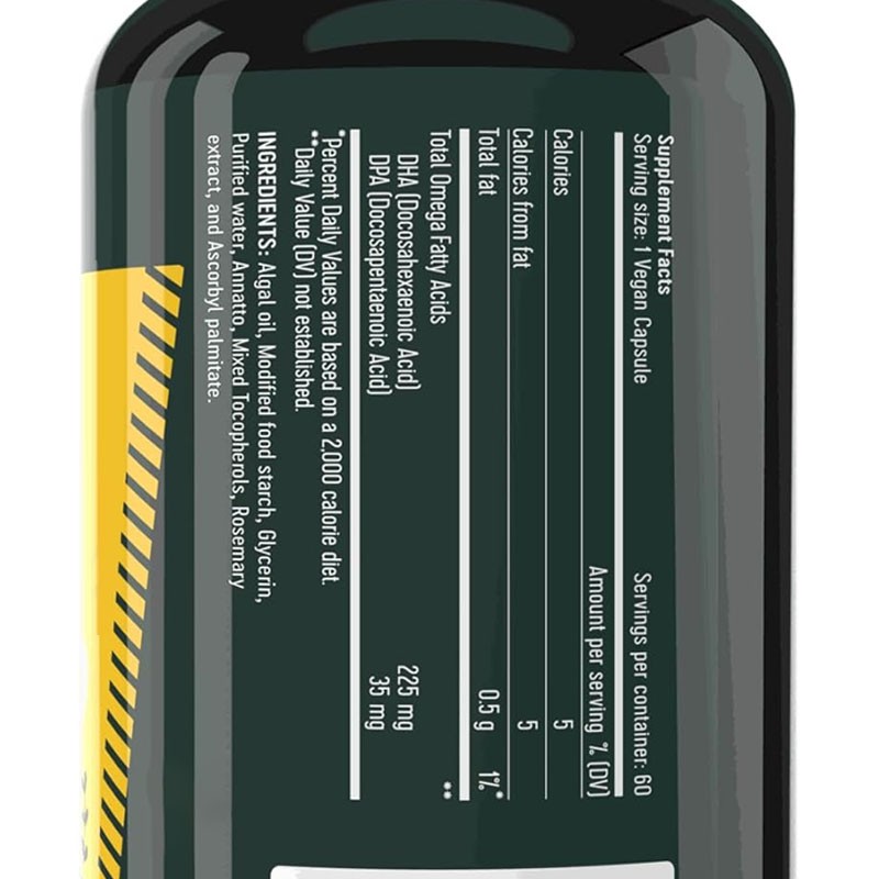 Omega 3 Soft Capsules Factory - Algal DHA EPA Heart Brain