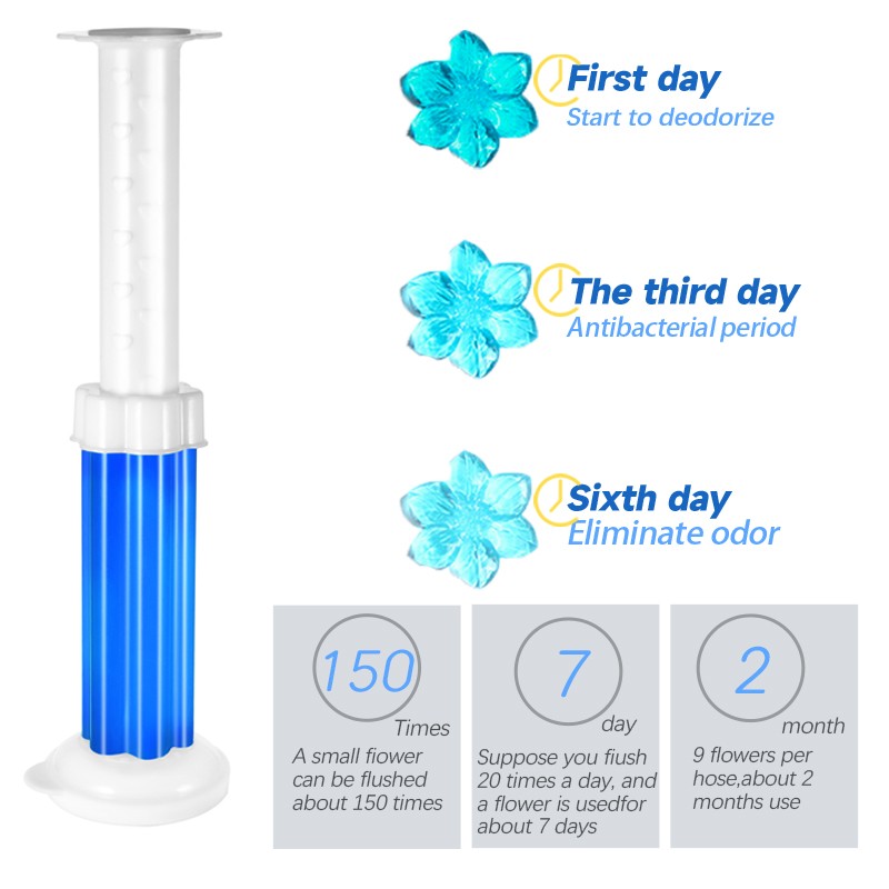 Toilet Gel Stamp Supplier - Fresh Flower Air Freshening Scent