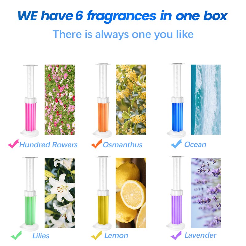 Toilet Gel Stamp Supplier - Fresh Flower Air Freshening Scent