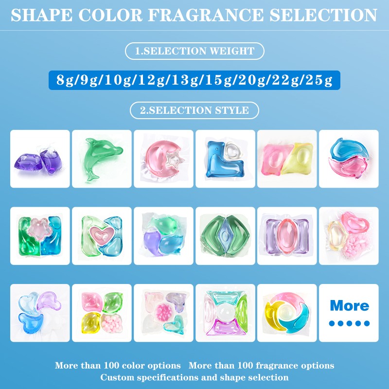 Scent Booster Beads Factory - 7 in 1 Laundry Capsules