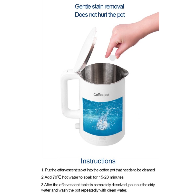 Coffee Machine Cleaner Supplier - Factory Price Teapot Tablet