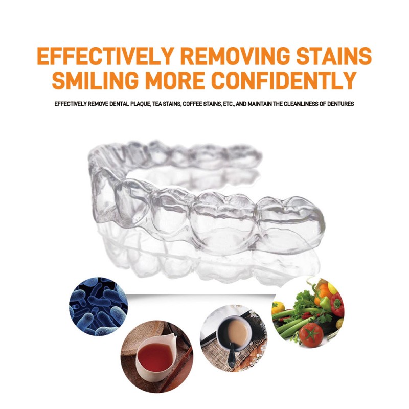 Retainer Cleaner Tablets Supplier - Effervescent Plaque Odor Removal
