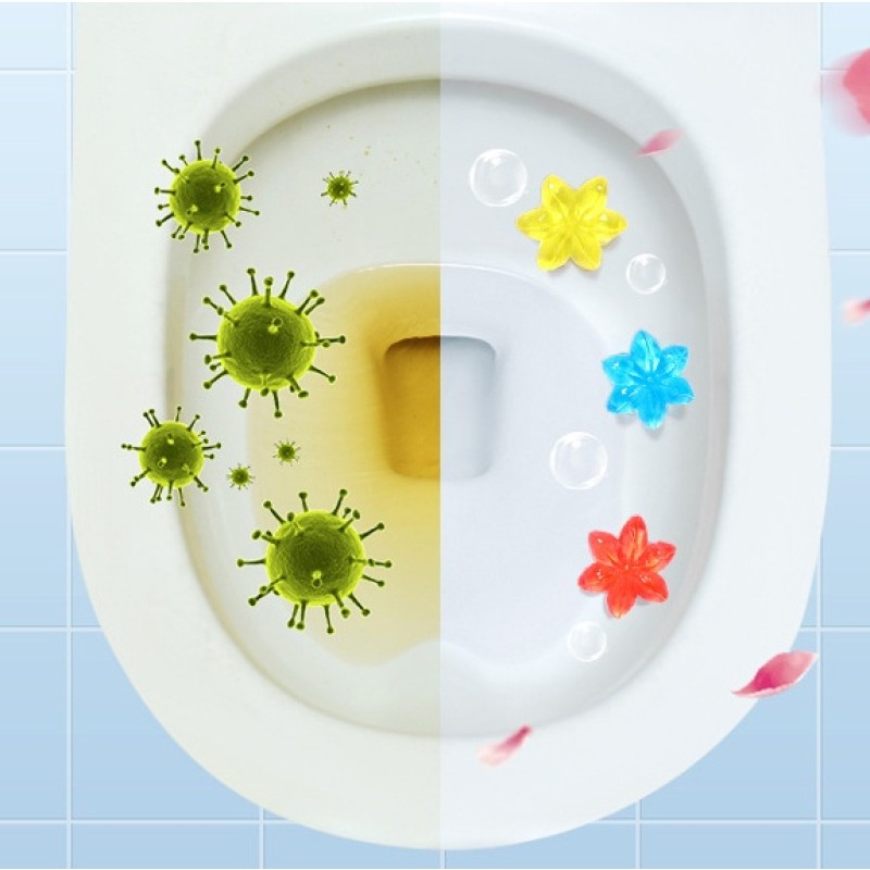Toilet Cleaning Gel Factory - Aromatic Air Freshener Flower Gel