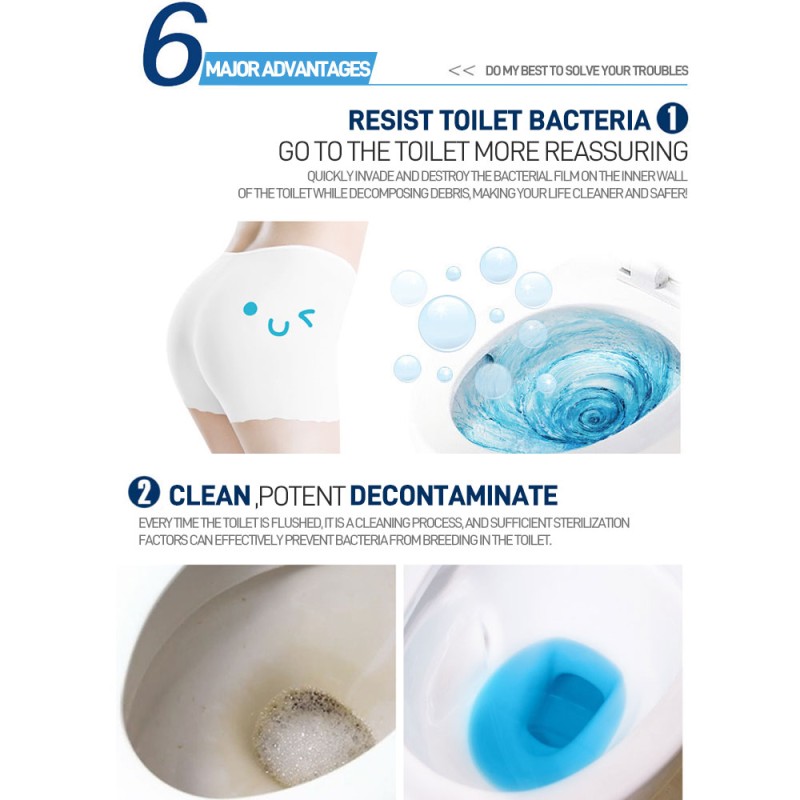Toilet Cleaner Tablets Manufacturer - Automatic Bowl Blue Bubbles