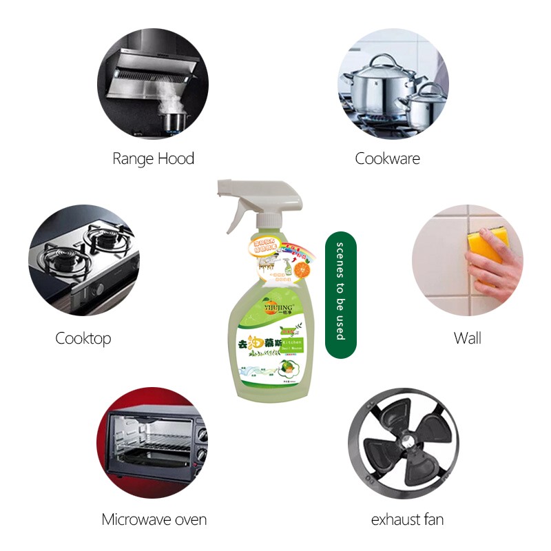 Kitchen Degreaser Factory - Magic Oil Remover Detergent Spray