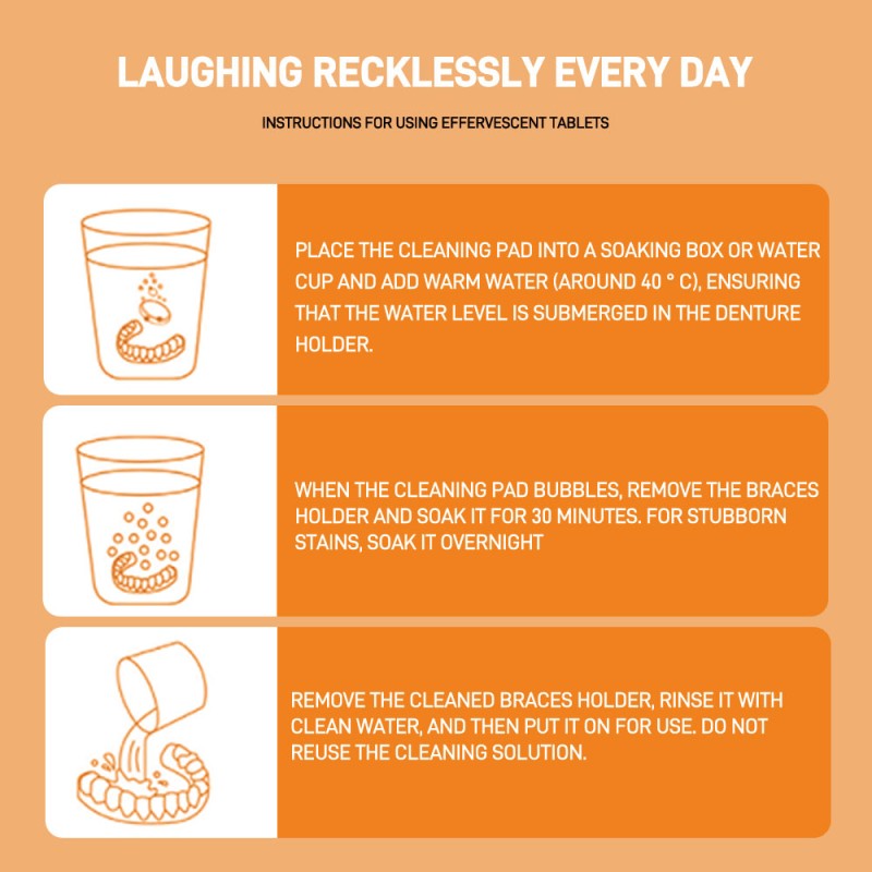 Retainer Cleaner Tablets Supplier - Effervescent Plaque Odor Removal