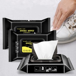 Shoe Cleaning Wipes Factory - OEM 80pcs Quick Clean White
