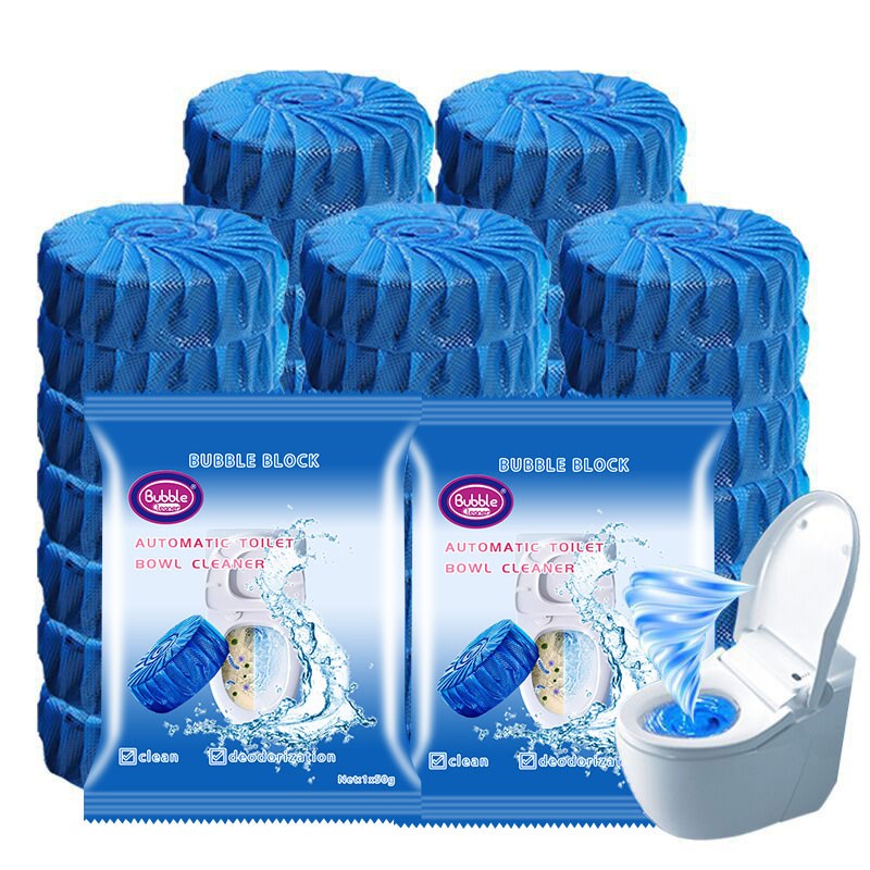 Toilet Cleaner Block Supplier - Blue Bubble Bowl Cleaning Tablets