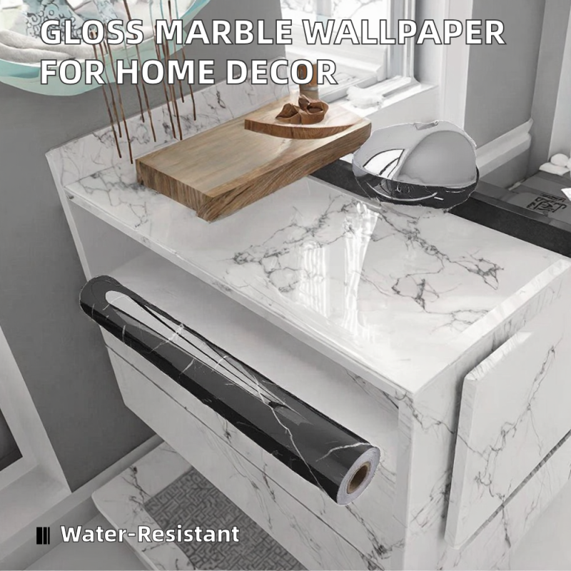 Wallpaper Roll Manufacturer - Waterproof Marble Art Deco