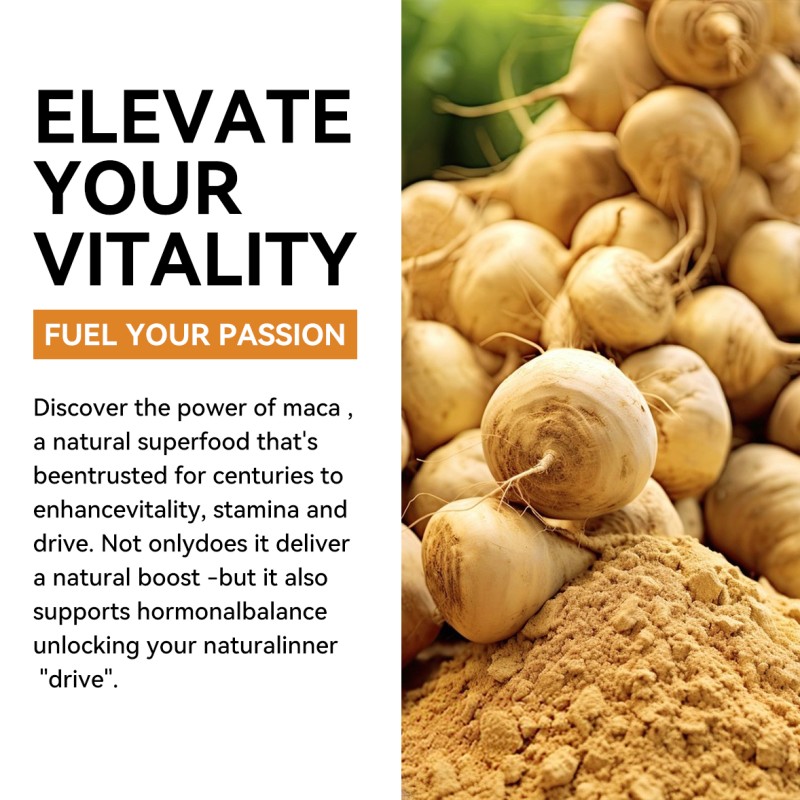 Black Maca Powder Factory - OEM Private Label Organic