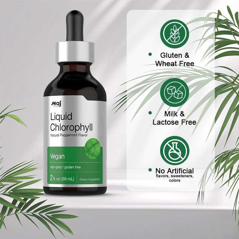 Chlorophyll Liquid Drops Manufacturer - OEM Vegan Skin Health