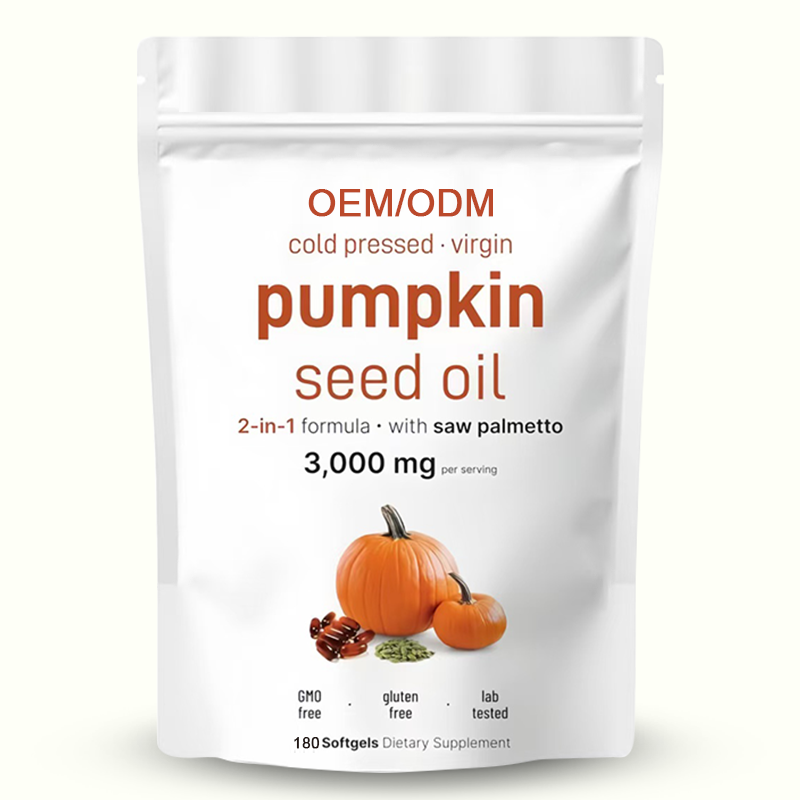 Pumpkin Seed Oil Softgels Manufacturer - OEM Saw Palmetto Cold Pressed