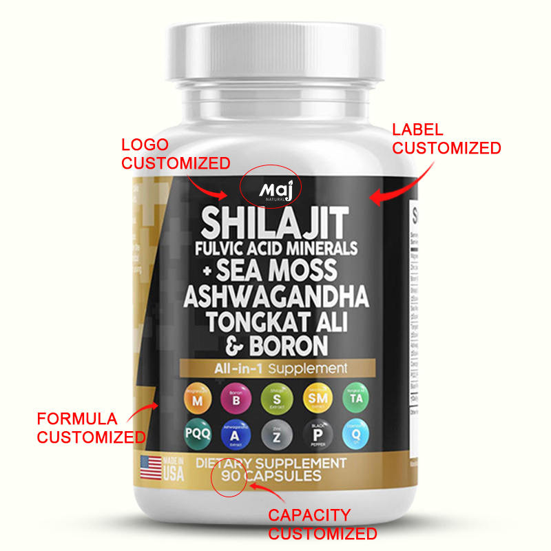 Shilajit Capsules Factory - Custom Sea Moss Ashwagandha