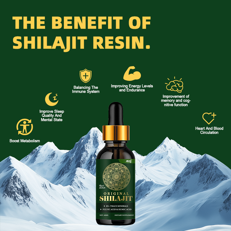 Shilajit Liquid Drops Factory - OEM Mineral Supplement Energy